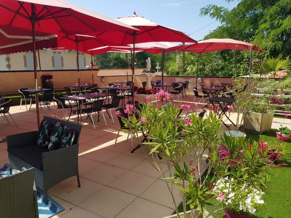 Hotel Restaurant Les Kakis Barbotan-les-Thermes Exterior foto